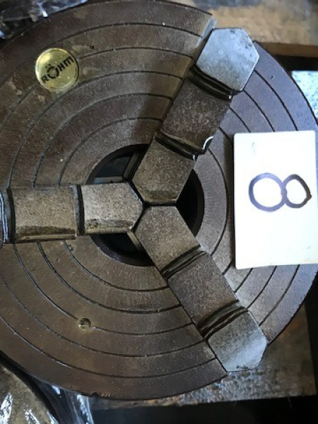 Bucha 3 mordentes 200mm ROHM+ prato